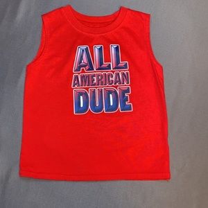 All American Dude Toddlers Tank top
